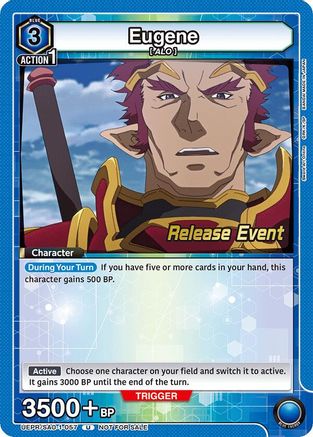 Image of Eugene (UEPR/SAO-1-057) - UE07BT Sword Art Online Release Event Cards
