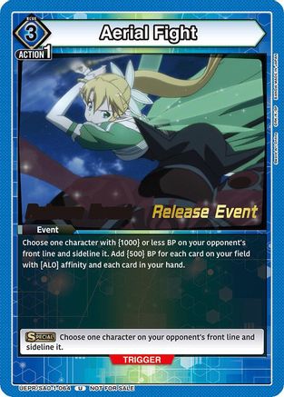 Image of Aerial Fight (UEPR/SAO-1-064) - UE07BT Sword Art Online Release Event Cards