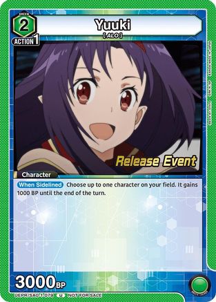 Image of Yuuki (079) (UEPR/SAO-1-079) - UE07BT Sword Art Online Release Event Cards