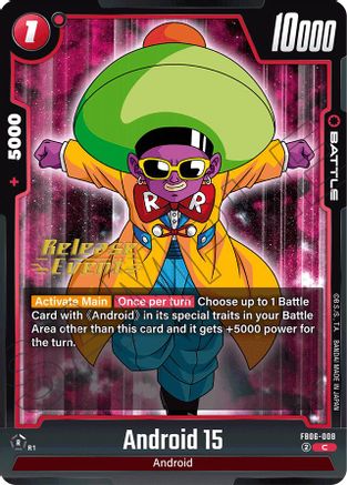 Image of Android 15 (FB06-008) - Rivals Clash Release Event Cards