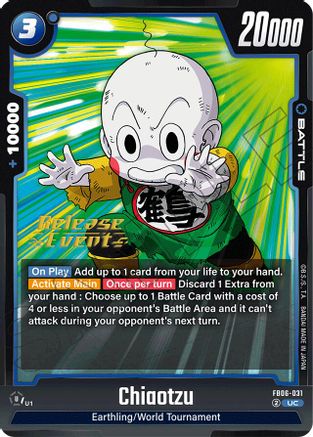 Image of Chiaotzu (FB06-031) - Rivals Clash Release Event Cards