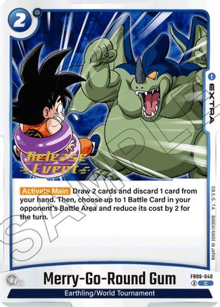 Image of Merry-Go-Round Gum (FB06-040) - Rivals Clash Release Event Cards