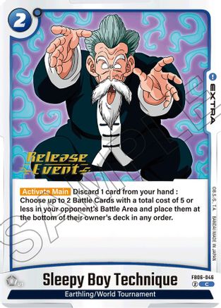 Image of Sleepy Boy Technique (FB06-046) - Rivals Clash Release Event Cards