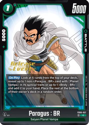 Image of Paragus : BR - FB06-057 (FB06-057) - Rivals Clash Release Event Cards