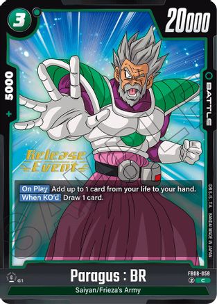 Image of Paragus : BR - FB06-058 (FB06-058) - Rivals Clash Release Event Cards
