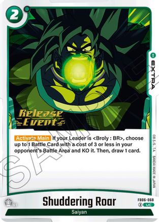 Image of Shuddering Roar (FB06-068) - Rivals Clash Release Event Cards