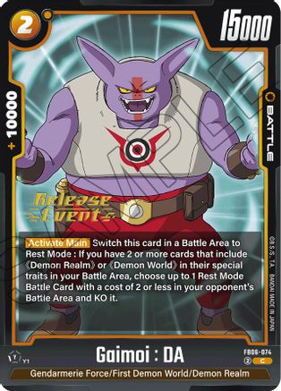 Image of Gaimoi : DA (FB06-074) - Rivals Clash Release Event Cards