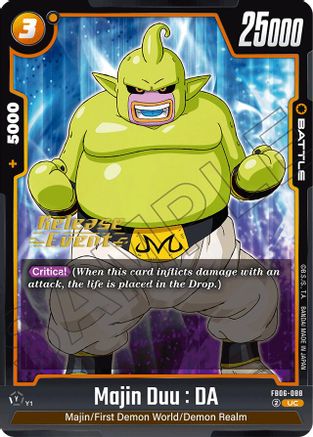 Image of Majin Duu : DA (FB06-088) - Rivals Clash Release Event Cards