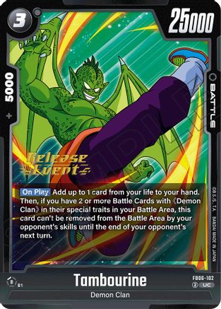 Image of Tambourine - FB06-102 (FB06-102) - Rivals Clash Release Event Cards