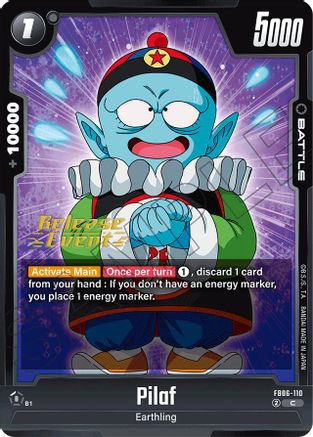Image of Pilaf (FB06-110) - Rivals Clash Release Event Cards