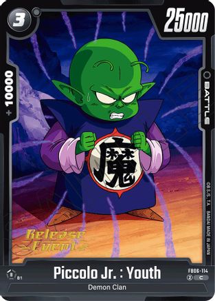 Image of Piccolo Jr. : Youth (FB06-114) - Rivals Clash Release Event Cards