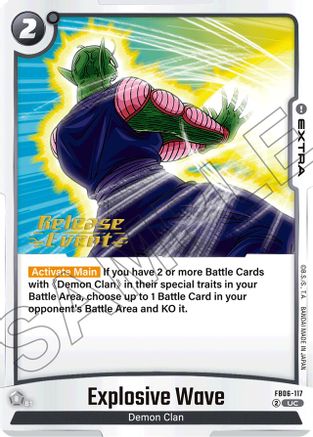 Image of Explosive Wave (FB06-117) - Rivals Clash Release Event Cards