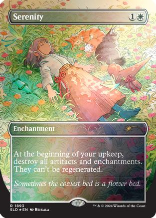 Image of Serenity (Rainbow Foil) (SLD-1893) - Secret Lair Drop Series Foil