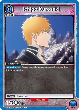 Image of Ichigo Kurosaki (016) (Box Topper Foil) (UEX01BT/BLC-2-016) - UEX01BT BLEACH ThousandYear Blood War Vol2 Foil