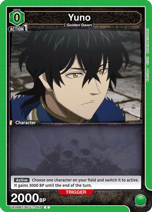 Image of Yuno (055) (Box Topper Foil) (UE08BT/BCV-1-055) - UE08BT Black Clover Foil