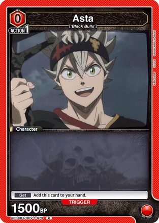 Image of Asta (073) (Box Topper Foil) (UE08BT/BCV-1-073) - UE08BT Black Clover Foil