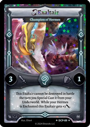 Image of Exaltair - Champion of Hermes (Stellar) (DCP-09) - Divine Champions Firestorm Promos Holo