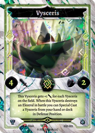 Image of Vysceris (EOP-003) - Elestrals Premier Packs Holo