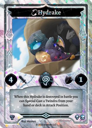 Image of Hydrake (Stellar) (EOP-R01) - Elestrals Premier Packs Reverse Holo