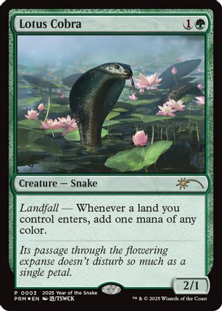 Image of Lotus Cobra (Year of the Snake 2025) (SSP-003) - Standard Showdown Promos Foil