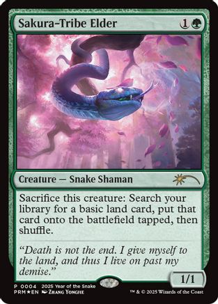 Image of Sakura-Tribe Elder (Year of the Snake 2025) (SSP-004) - Standard Showdown Promos Foil