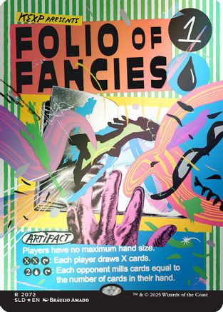 Image of Folio of Fancies (Rainbow Foil) (SLD-2072) - Secret Lair Drop Series Foil