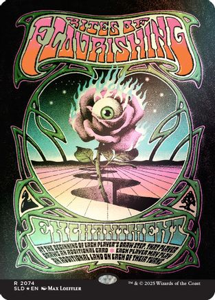 Image of Rites of Flourishing (2074) (Rainbow Foil) (SLD-2074) - Secret Lair Drop Series Foil