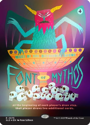 Image of Font of Mythos (Rainbow Foil) (SLD-2075) - Secret Lair Drop Series Foil