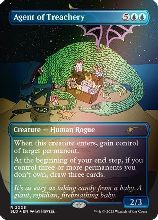 Image of Agent of Treachery (Rainbow Foil) (SLD-2005) - Secret Lair Drop Series Foil