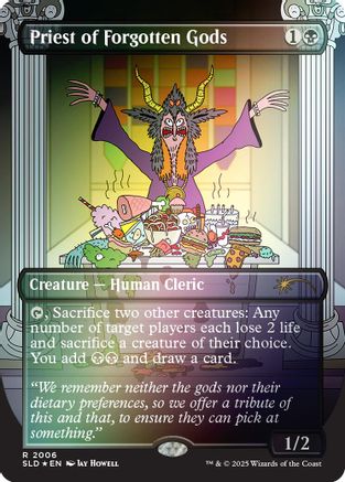 Image of Priest of Forgotten Gods (Rainbow Foil) (SLD-2006) - Secret Lair Drop Series Foil