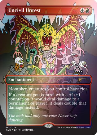 Image of Uncivil Unrest (Rainbow Foil) (SLD-2008) - Secret Lair Drop Series Foil
