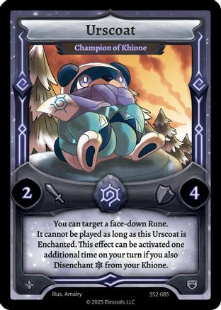 Image of Urscoat - Champion of Khione (SS2-085) - Shattered Stars Chapter 2 SS2