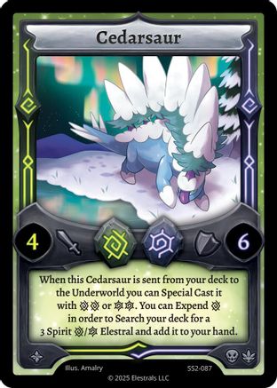 Image of Cedarsaur (SS2-087) - Shattered Stars Chapter 2 SS2