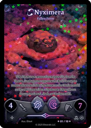 Image of Nyximera - Fallen Form (Serialized) (/10) - Shattered Stars Chapter 2 SS2 Holo