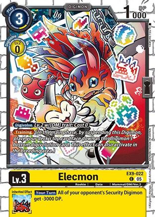 Image of Elecmon (EX9-022) - Versus Monsters