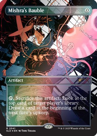Image of Mishra's Bauble (2041) (Rainbow Foil) (SLD-2041) - Secret Lair Drop Series Foil