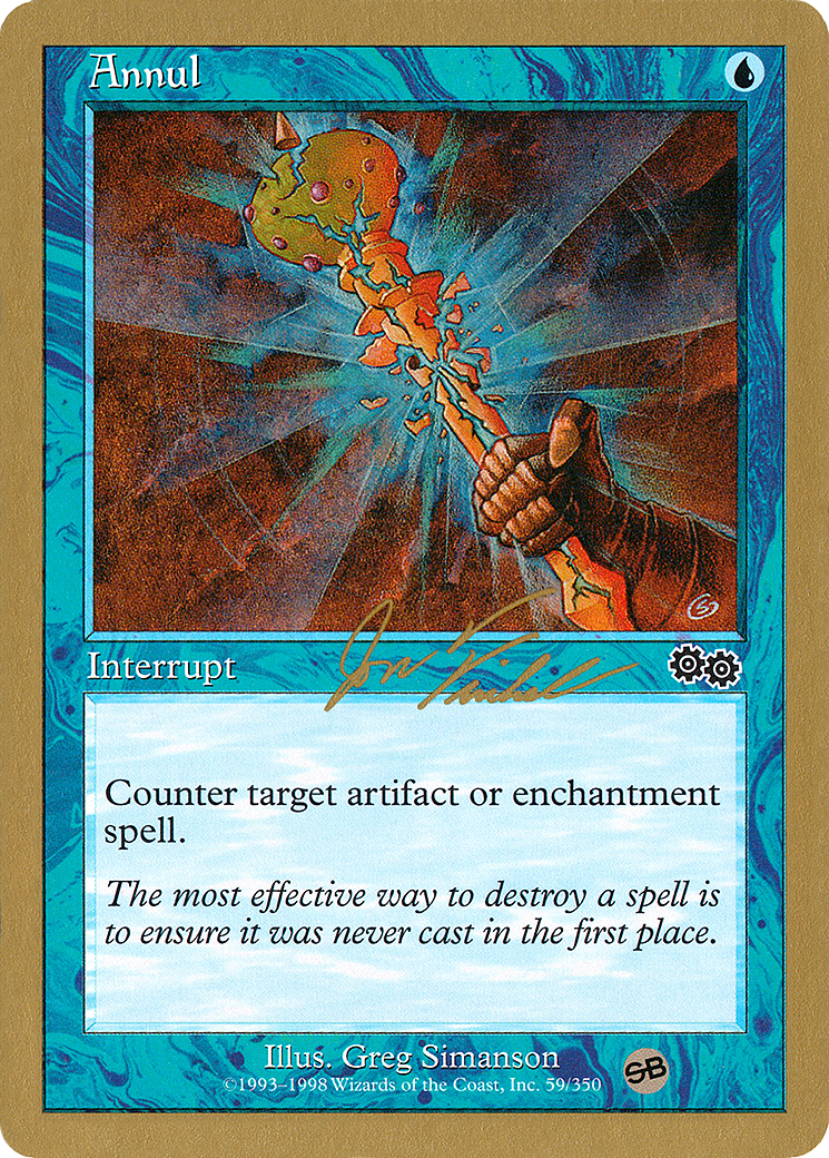 Image of Annul - 2000 Jon Finkel (USG) (SB) (WCD-) - World Championship Decks 2000