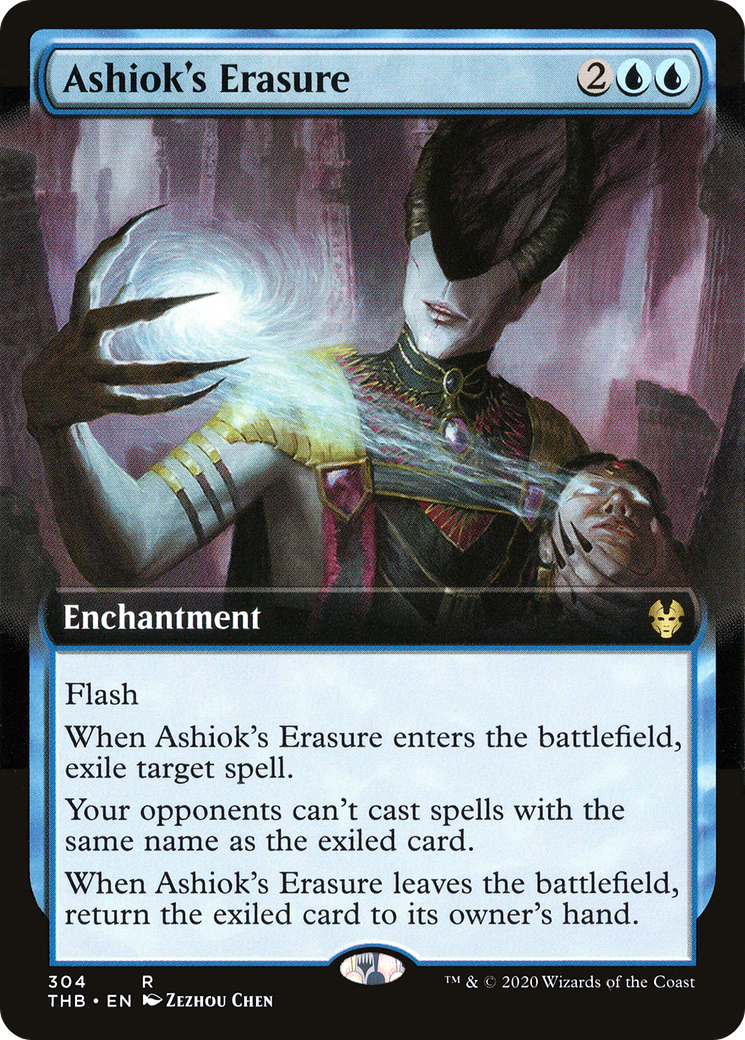 Image of Ashiok's Erasure (Extended Art) (THB-304) - Theros Beyond Death: (Extended Art)