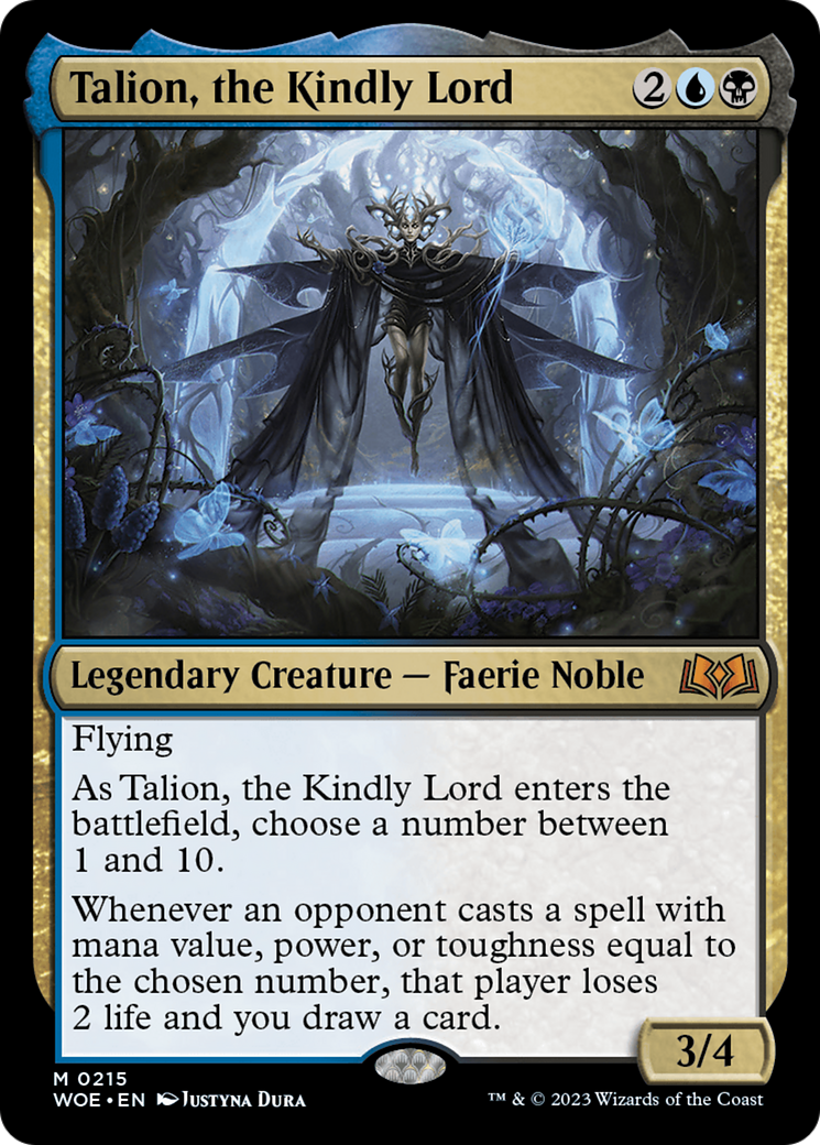 Image of Talion, the Kindly Lord (WOE-215) - Wilds of Eldraine