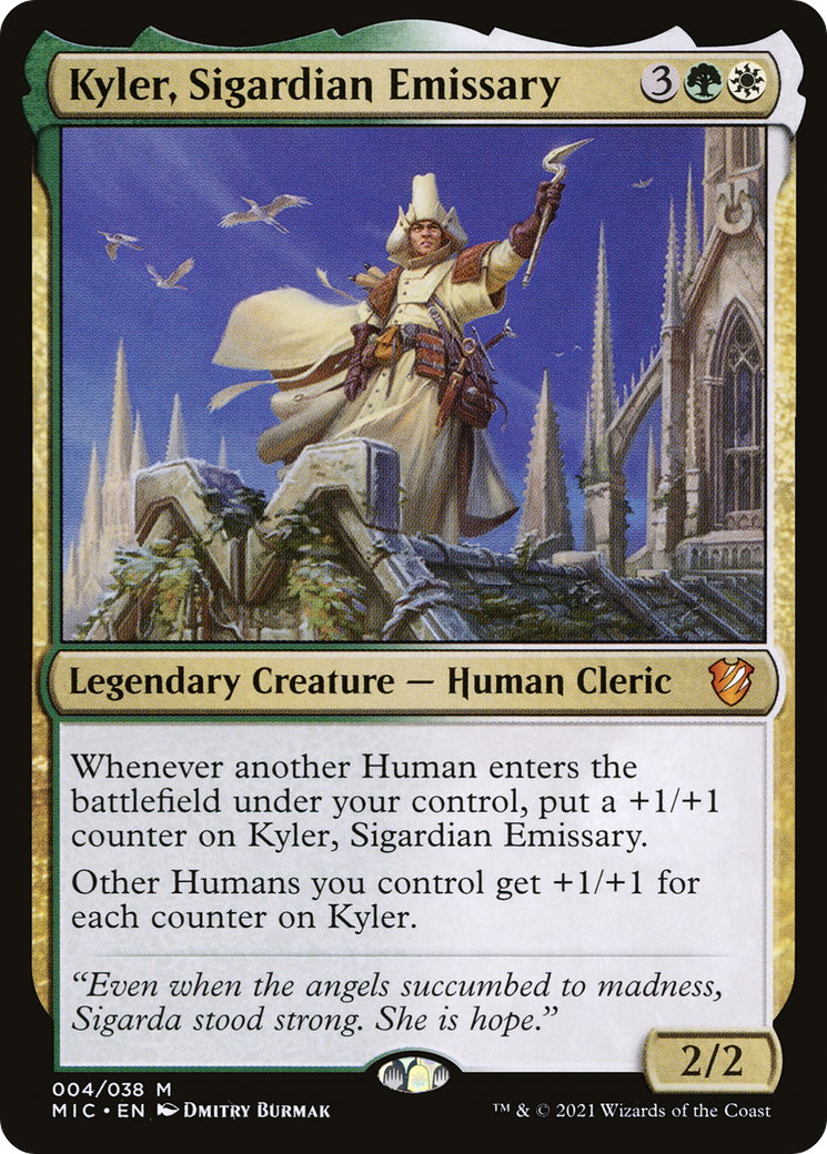 Image of Kyler, Sigardian Emissary (MIC-004) - Midnight Hunt Commander