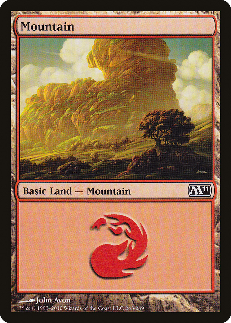 Image of Mountain (243) (M11-243) - Magic 2011