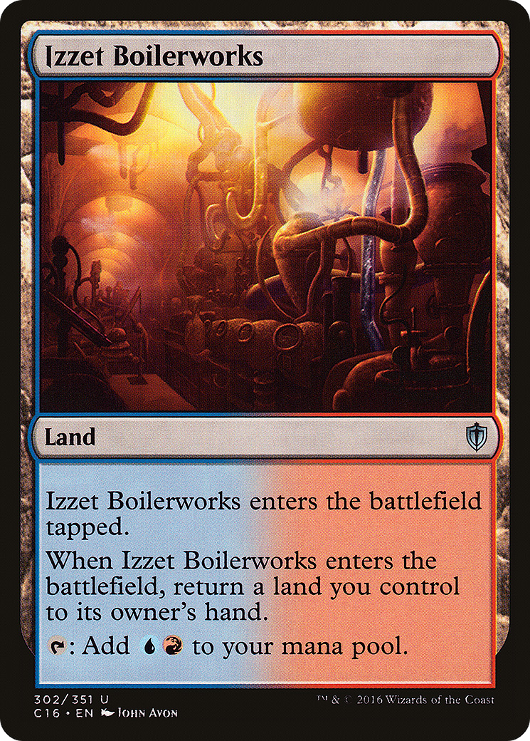 Image of Izzet Boilerworks (C16-302) - Commander 2016