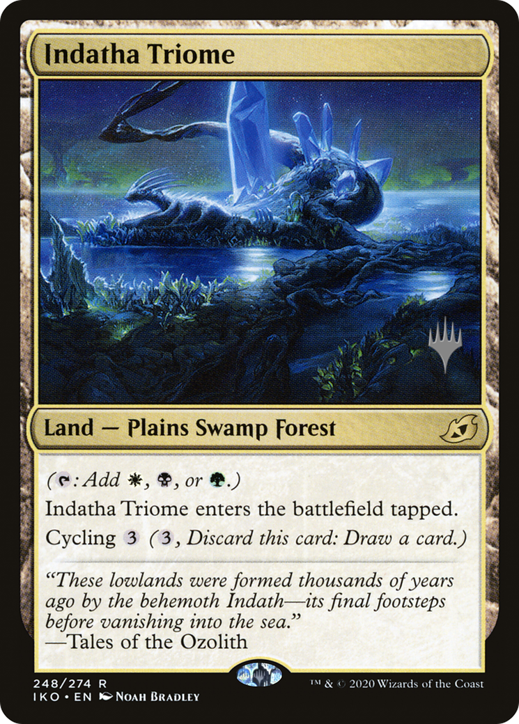 Image of Indatha Triome (PPIKO-248P) - Ikoria: Lair of Behemoths Promos Foil