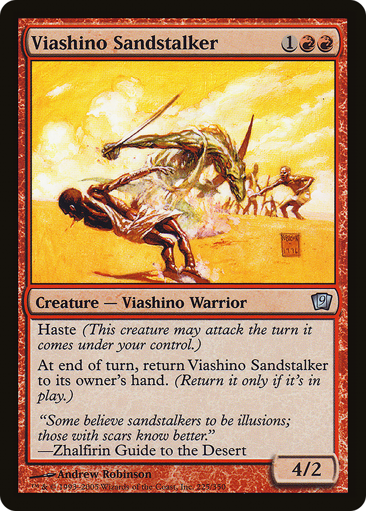 Image of Viashino Sandstalker (9ED-225) - 9th Edition Foil