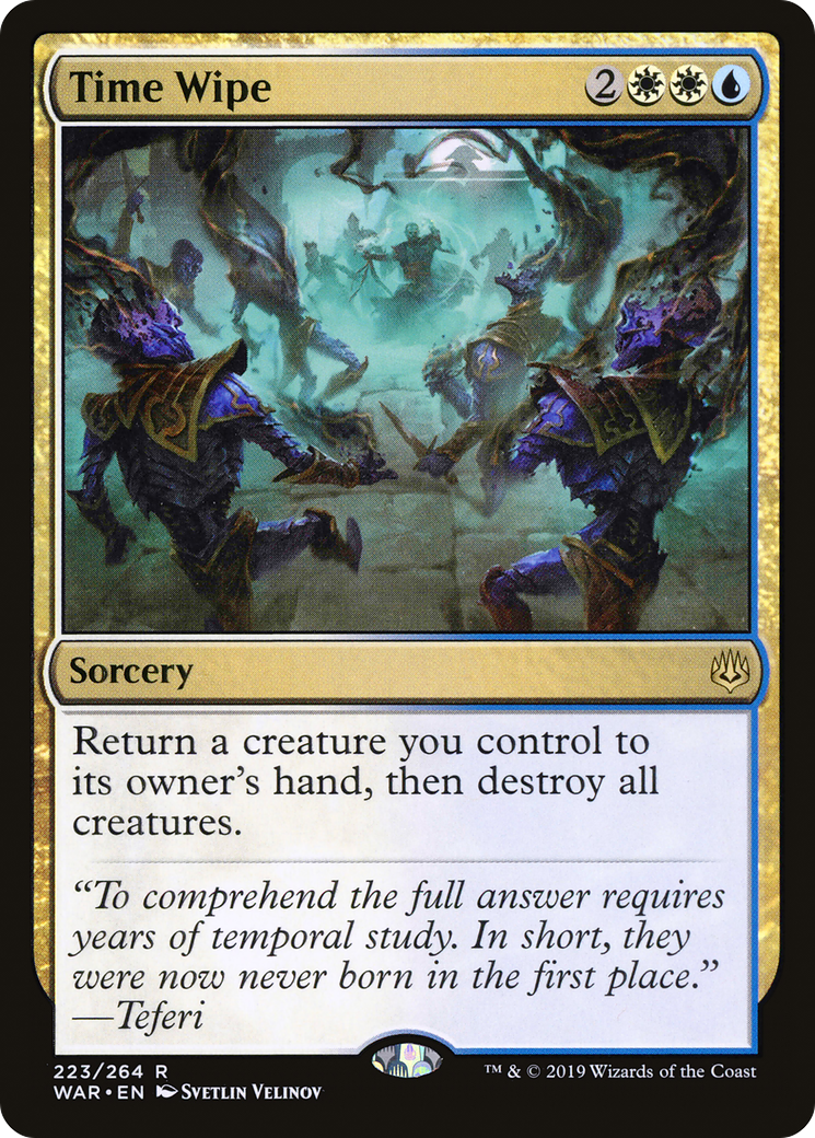 Image of Time Wipe (WAR-223) - War of the Spark Foil