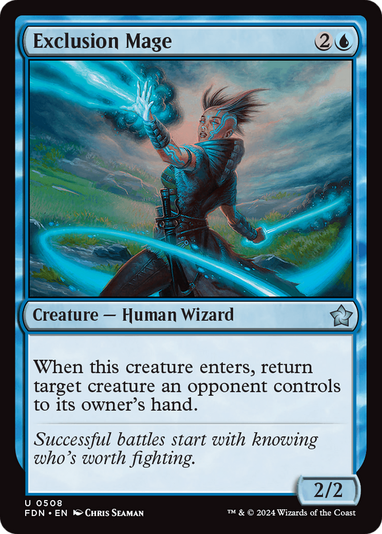Image of Exclusion Mage (FDN-508) - Foundations