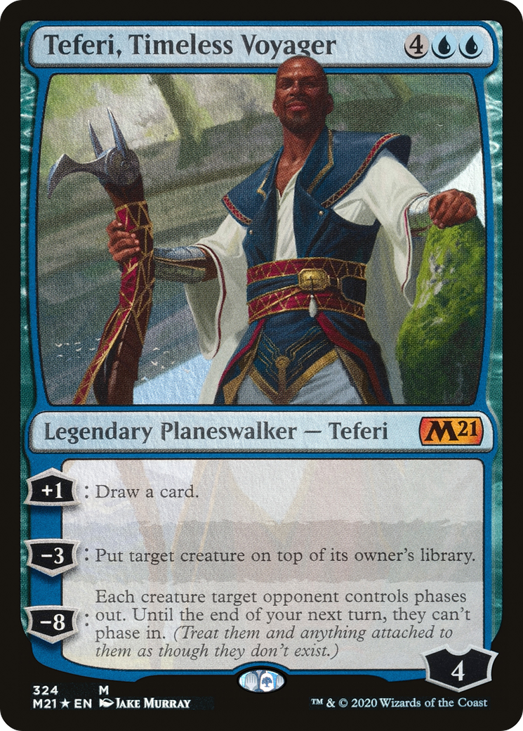 Image of Teferi, Timeless Voyager (M21-324) - Core Set 2021 Foil