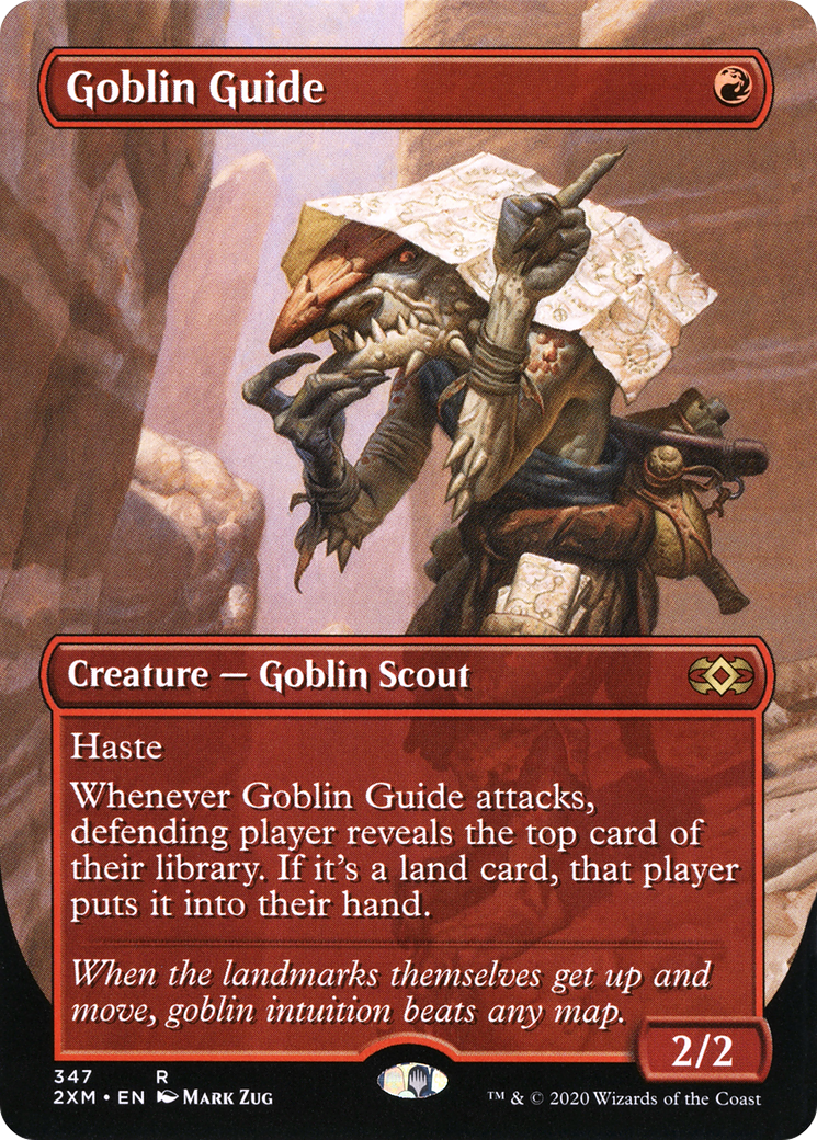 Image of Goblin Guide (Borderless) (2XM-347) - Double Masters (Borderless) Foil