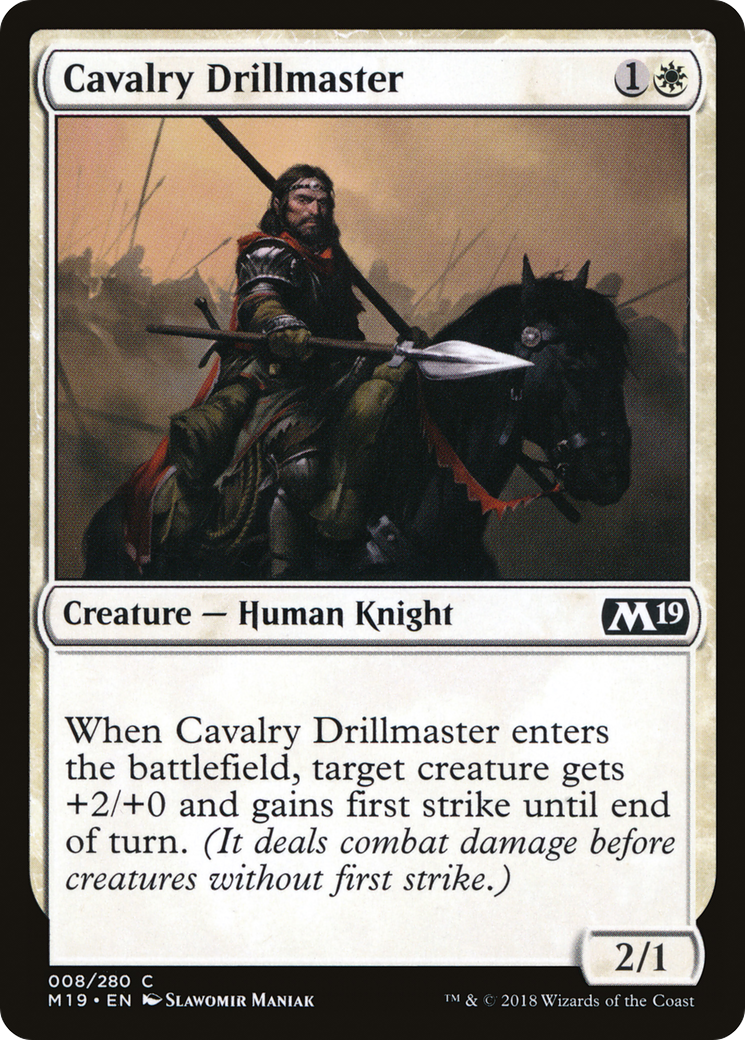 Image of Cavalry Drillmaster (M19-008) - Core Set 2019