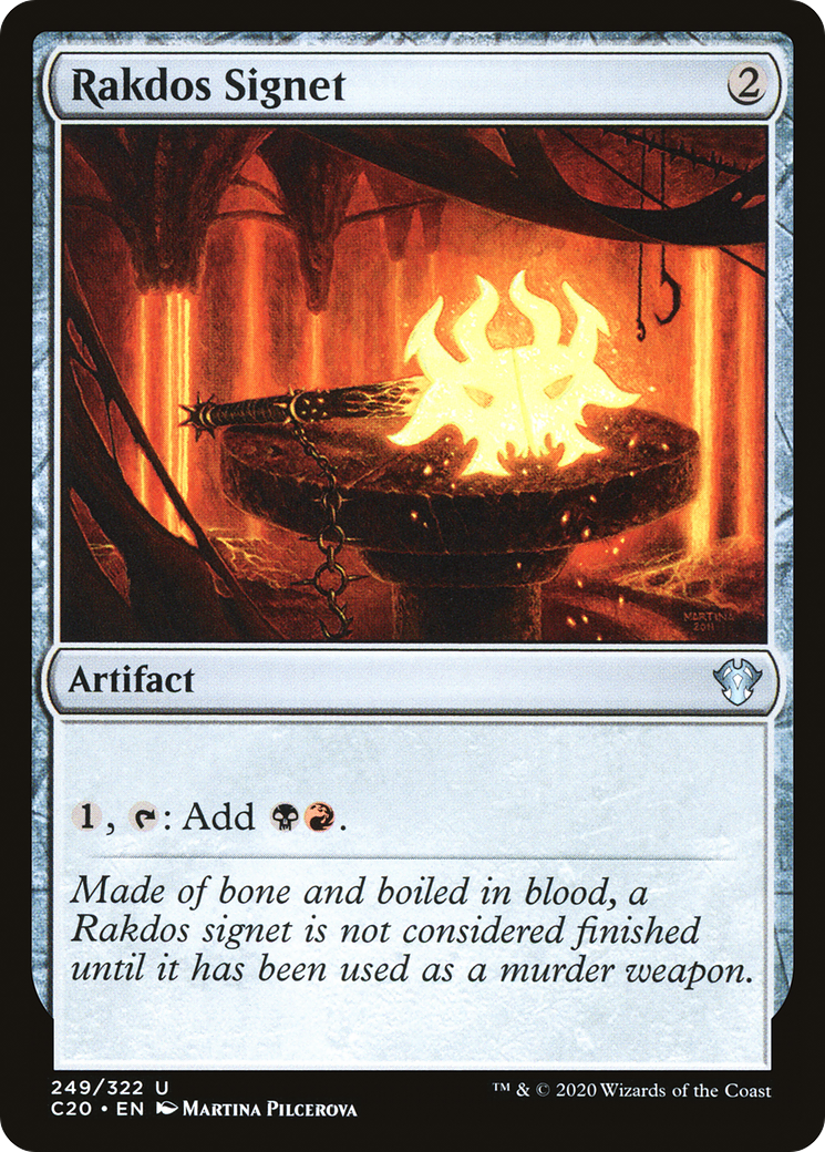 Image of Rakdos Signet (C20-249) - Commander 2020